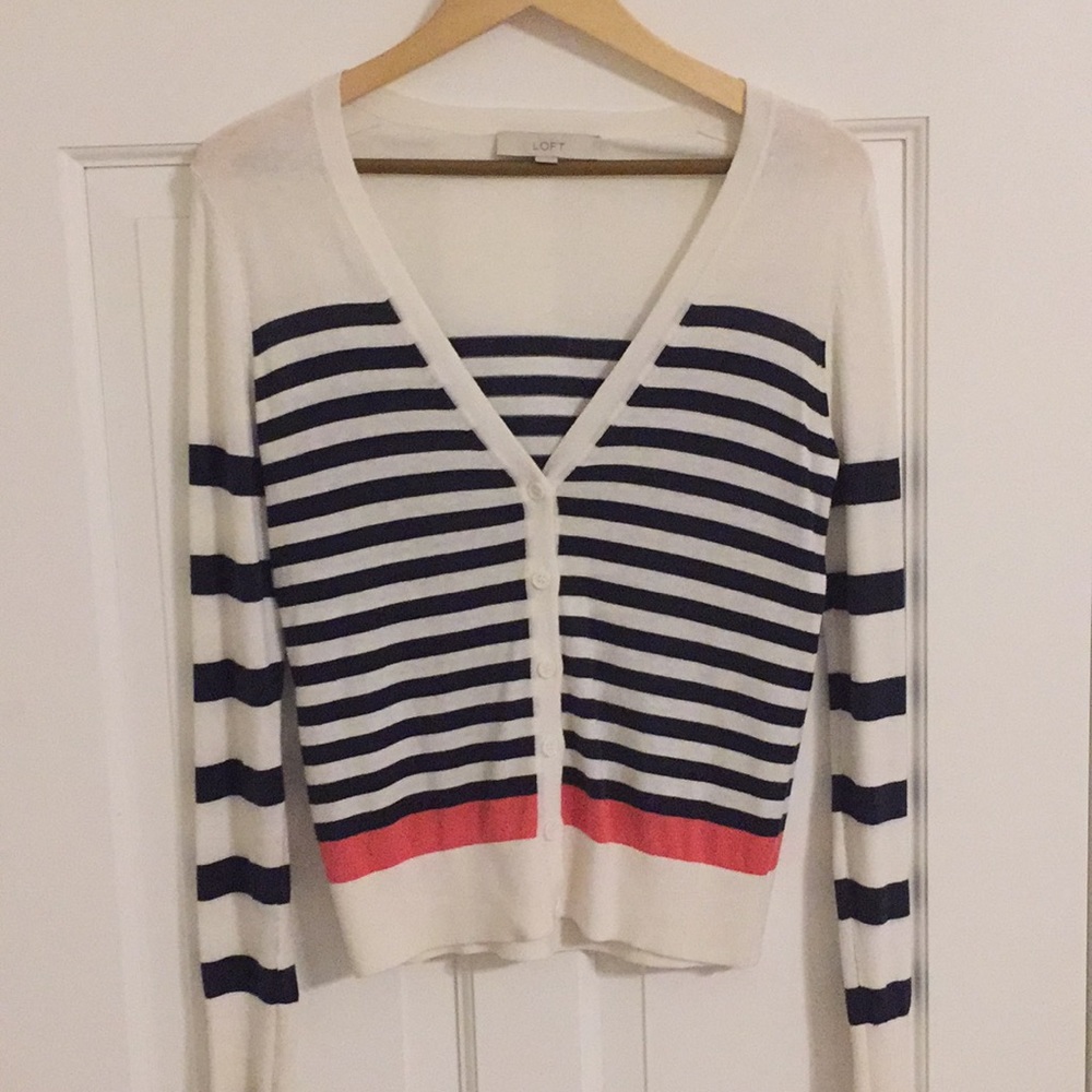 Loft striped sweater